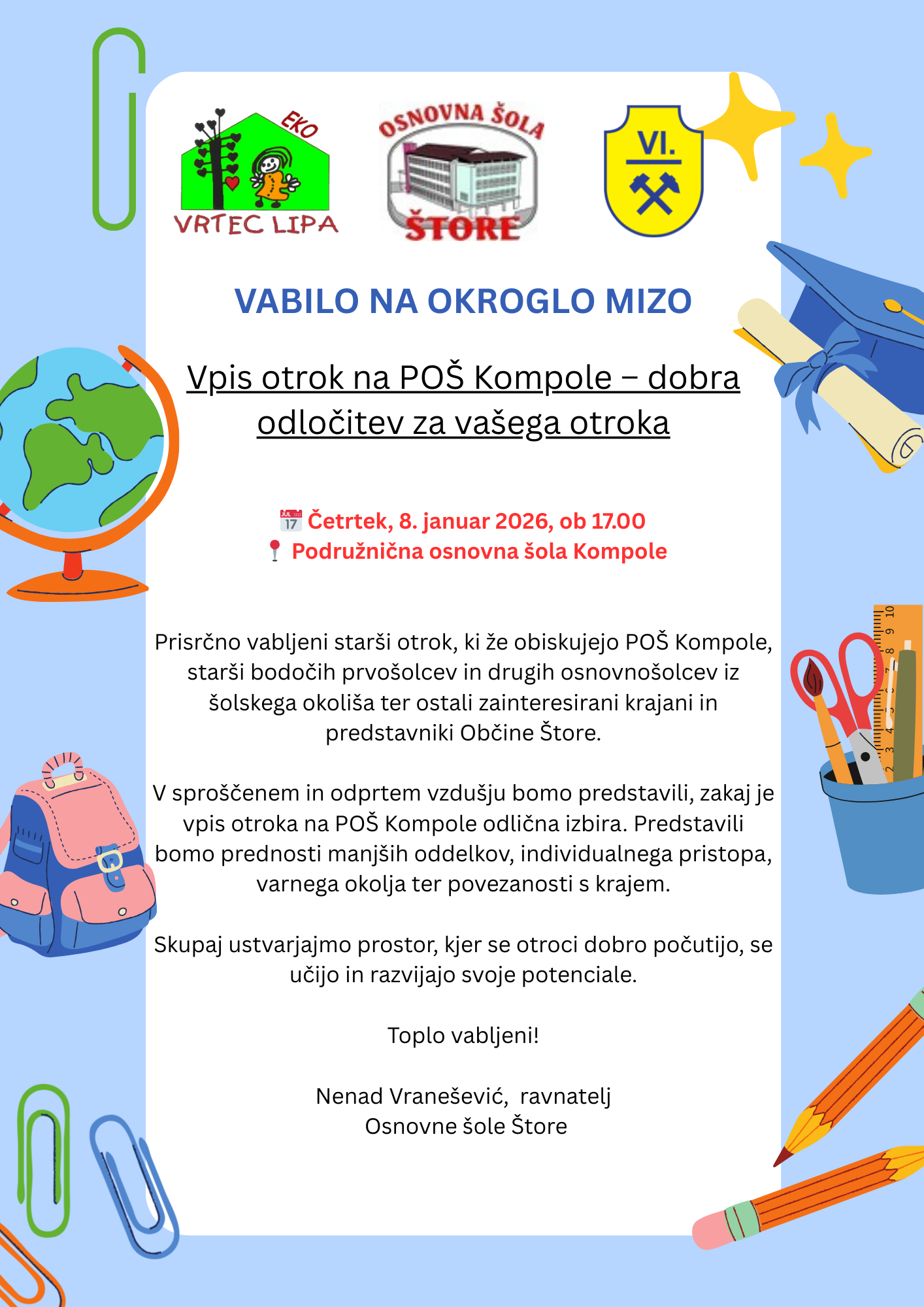 VABILO KOMPOLE OKROGLA MIZA_